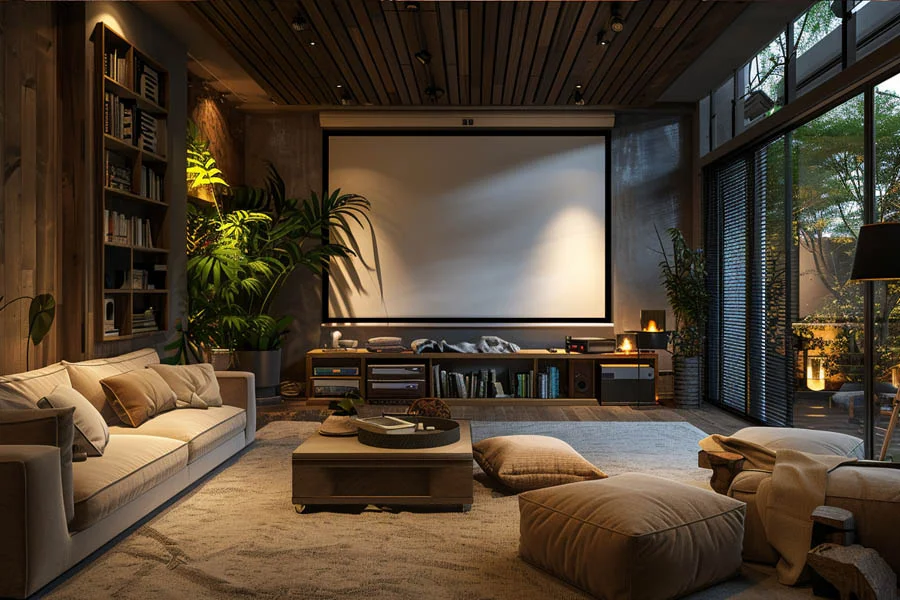 movie theater in home